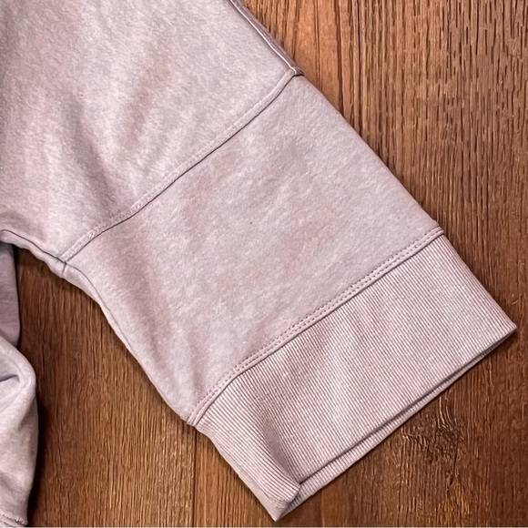 Calvin Klein Performance Womens L Embroidered Logo Pocketed Sweatshirt Lavender - Picture 7 of 11